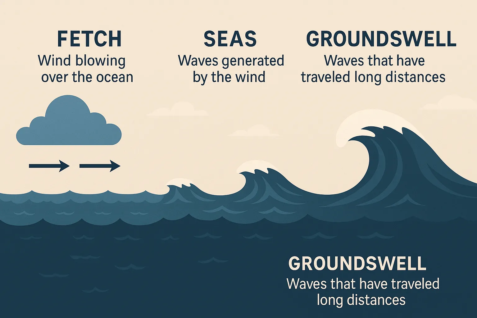 FETCH, SEAS, and GROUNDSWELL